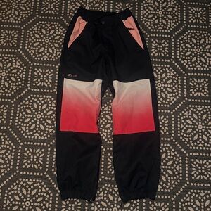 Womens Airblaster Snowboard/Ski Black and Pink Gradient Pants